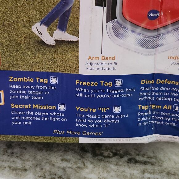 VTech KidiGo NexTag 20 Active Games Electronic Tag 4 Players NEW IN BOX - Picture 3 of 4